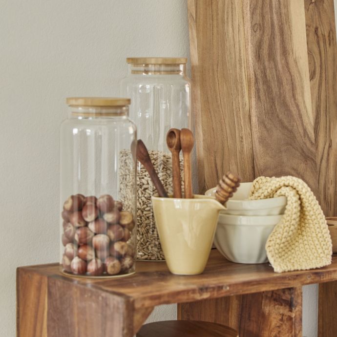 Skleněná dóza s víkem Bamboo 1,75l
