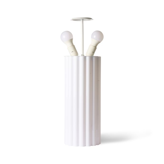 Stolní lampa Acrylic Cupola White 61 cm