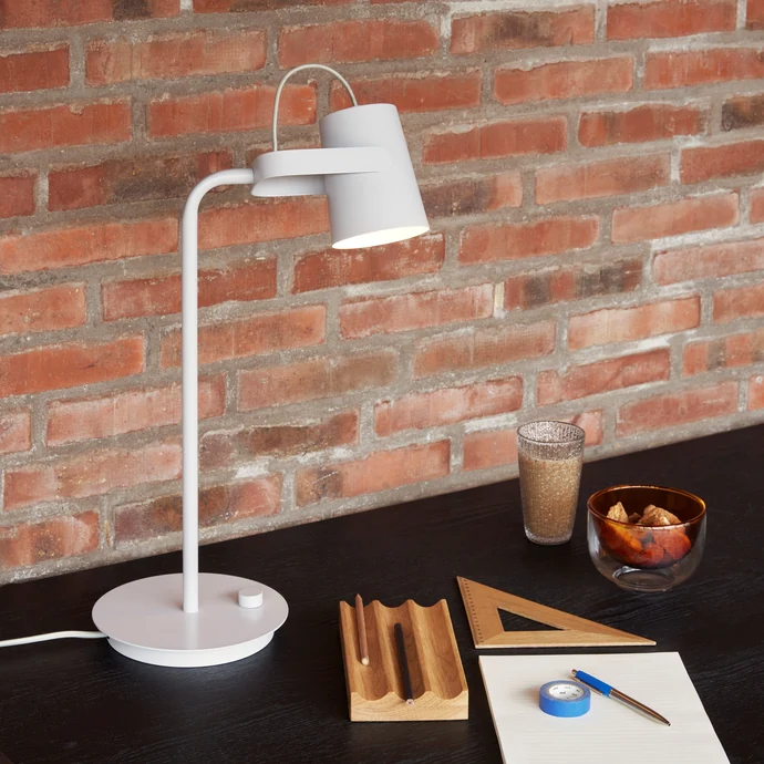 Stmívatelná stolní lampa Ardent Light Grey 54 cm
