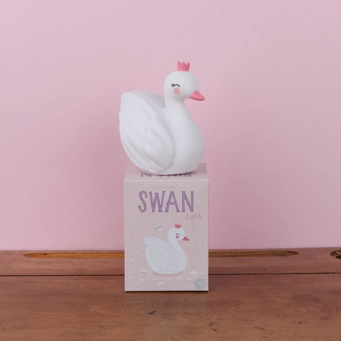 Dětské noční světýlko - White Swan