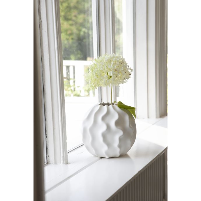 Keramická váza MALMBÄCK White 22 cm