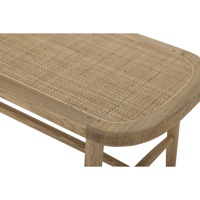 Dřevěná lavice s výpletem Rauke Sabrang Teak