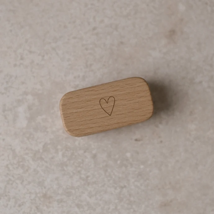 Dětský kartáček na nehty Heart Oak Wood