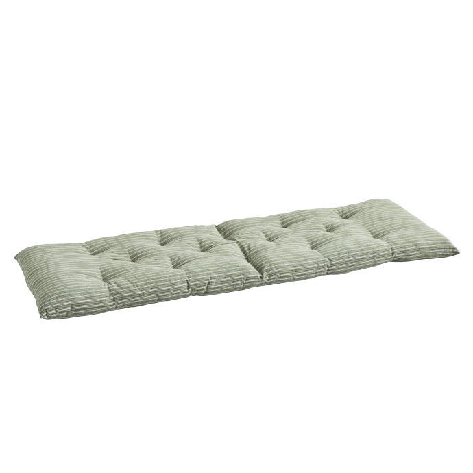 Bavlněný sedák Olive/Off White/Blue 45x125 cm
