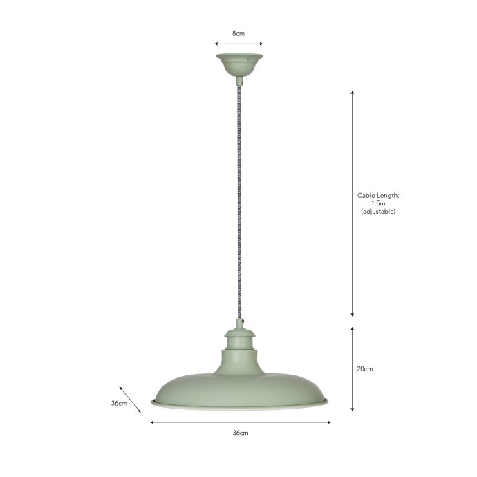 Stropní lampa Toulon Sage