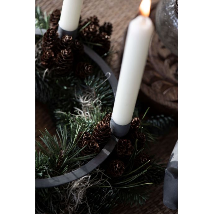 Kovový adventní svícen Spears