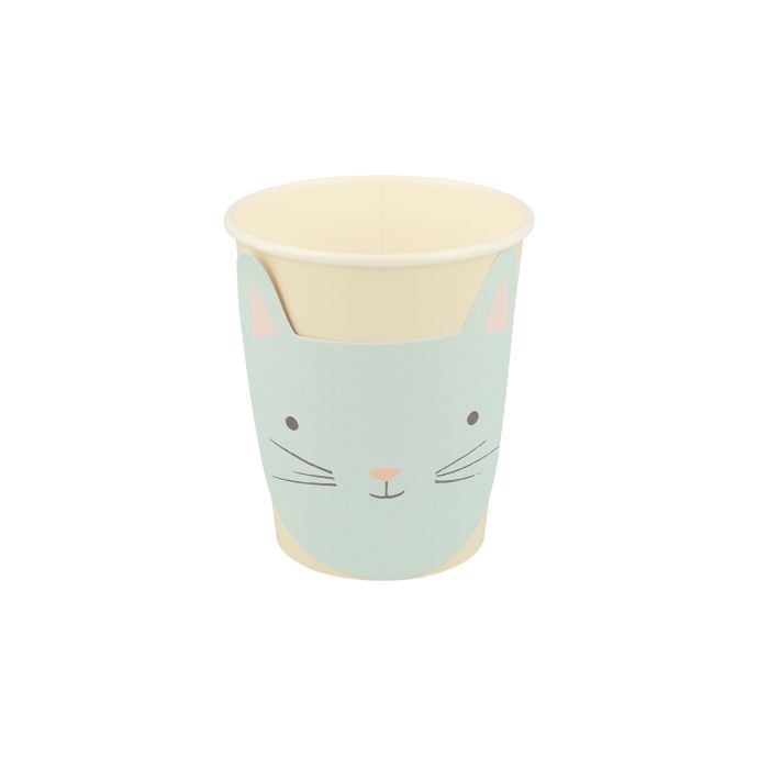 Papírové kelímky Cute Kitten 256 ml - 8 ks