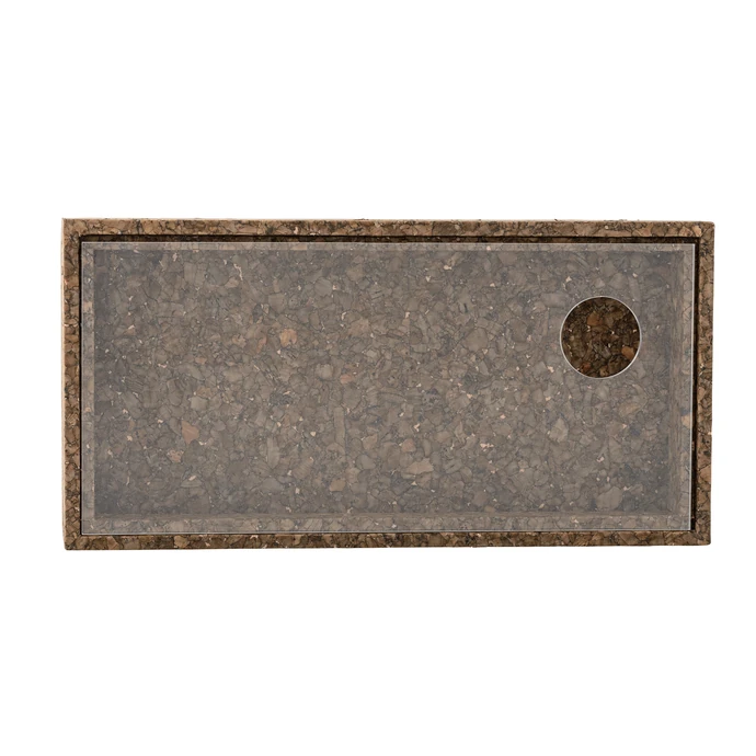 Úložný box s plexi víčkem Dark Cork - menší