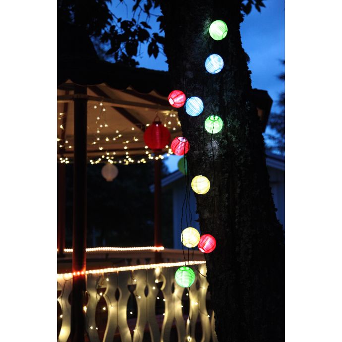 Světelný lampionový LED řetěz Party