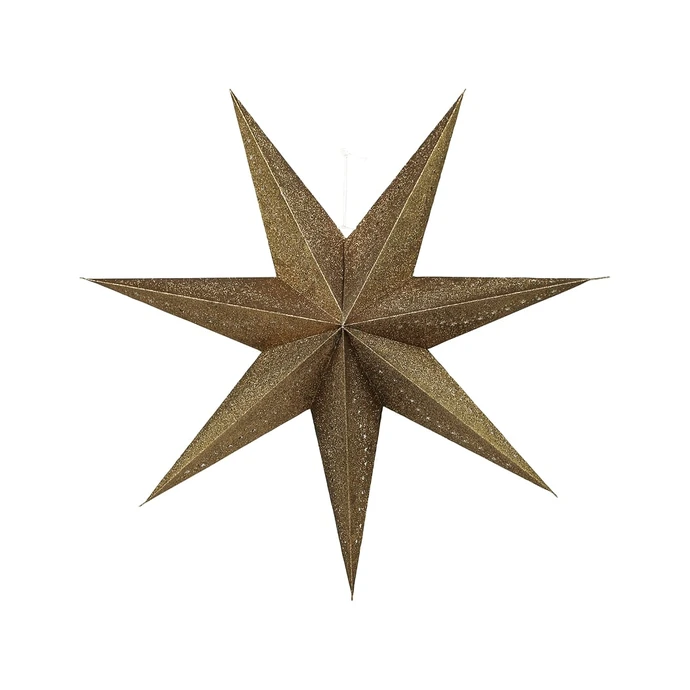 Závěsná skládací hvězda Glitter Moss 60 cm