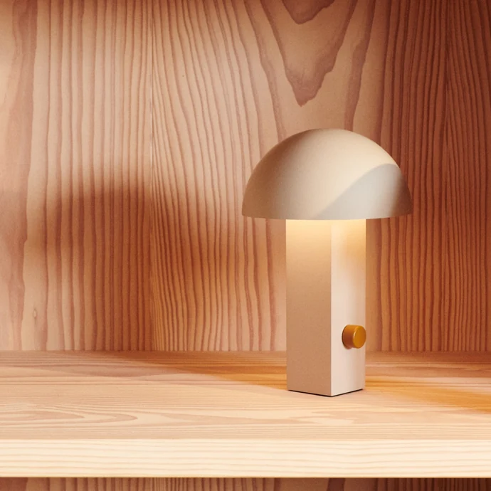 Stmívatelná LED lampa Hyppolite Sandy