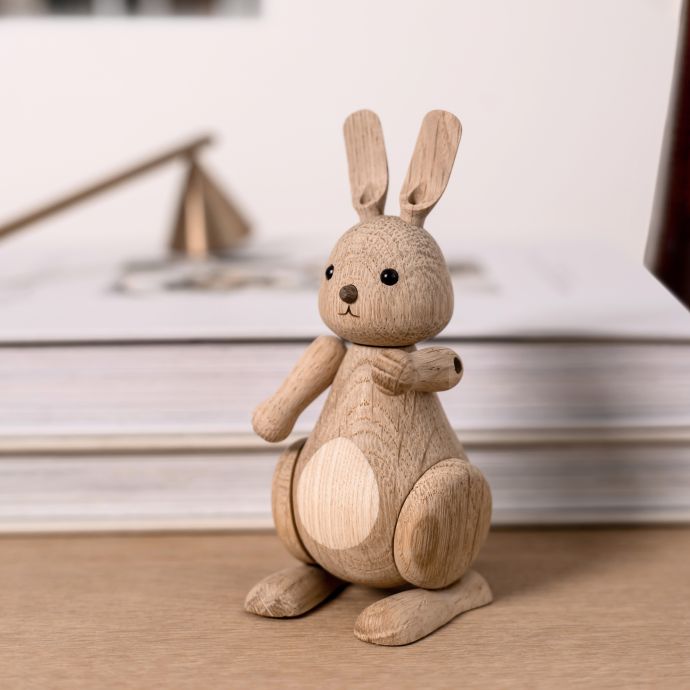 Dřevěný zajíček Oak/Ash Wood