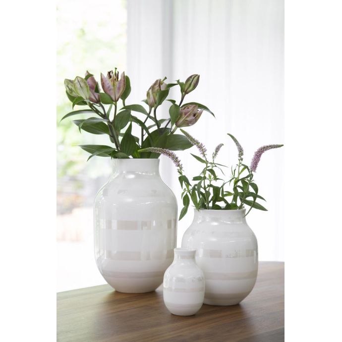Keramická váza Omaggio Pearl 20 cm