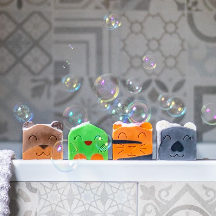 Přírodní mýdlo pro děti My Happy Koala - malina