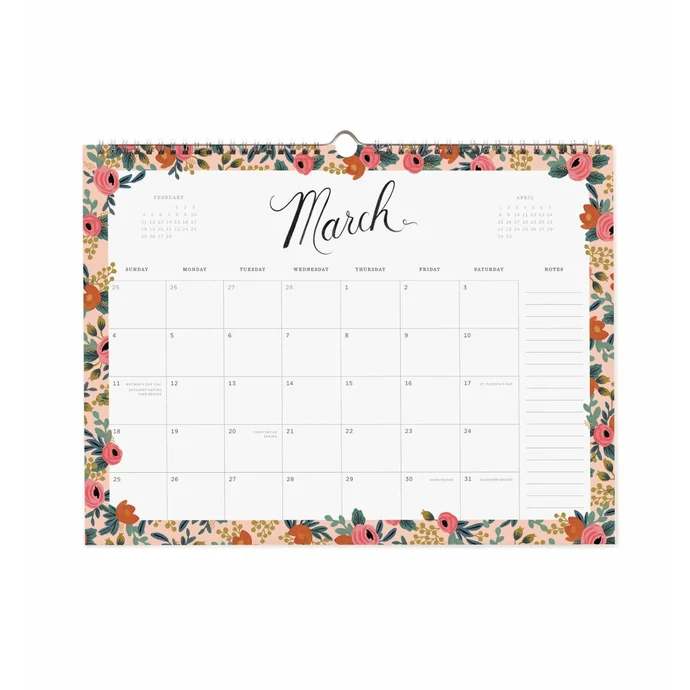 Závěsný plánovací kalendář Appointment 2018