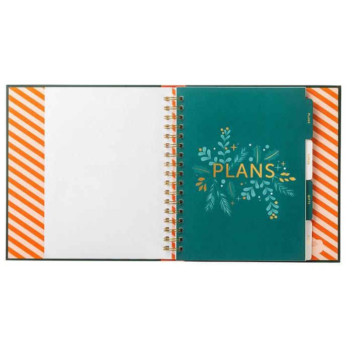 Vánoční plánovač Christmas Planner Green