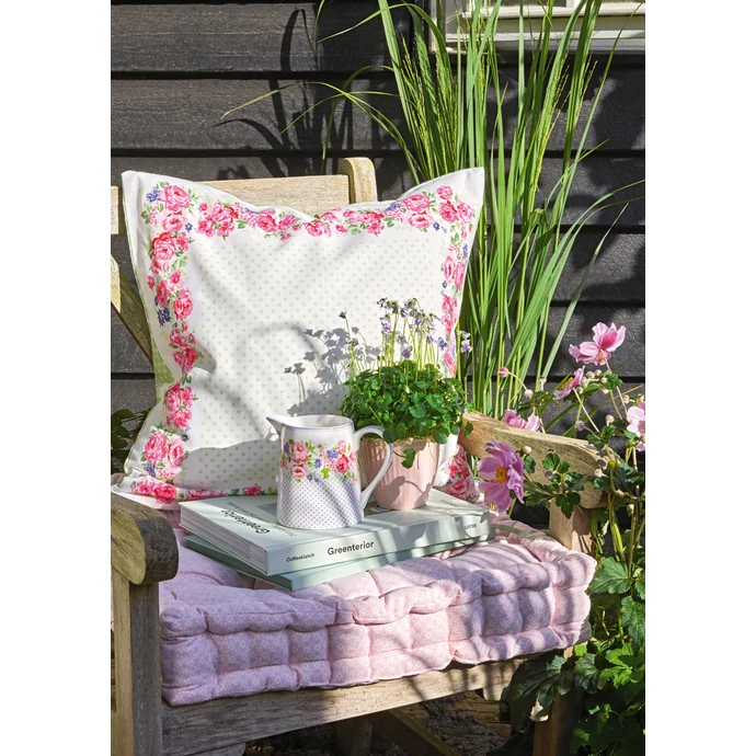 Bavlněný sedák Helle Pale Pink 50 x 50 cm