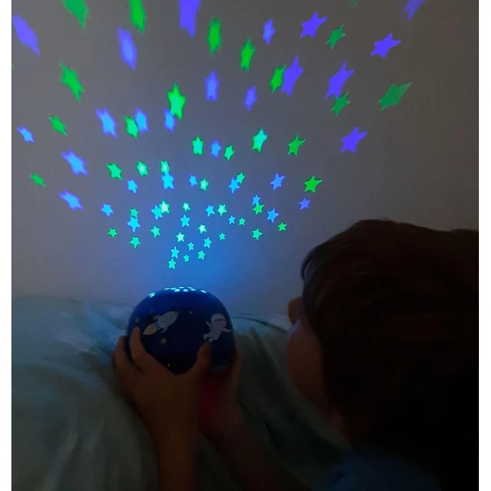 Dětská LED lampička s projektorem noční oblohy Space