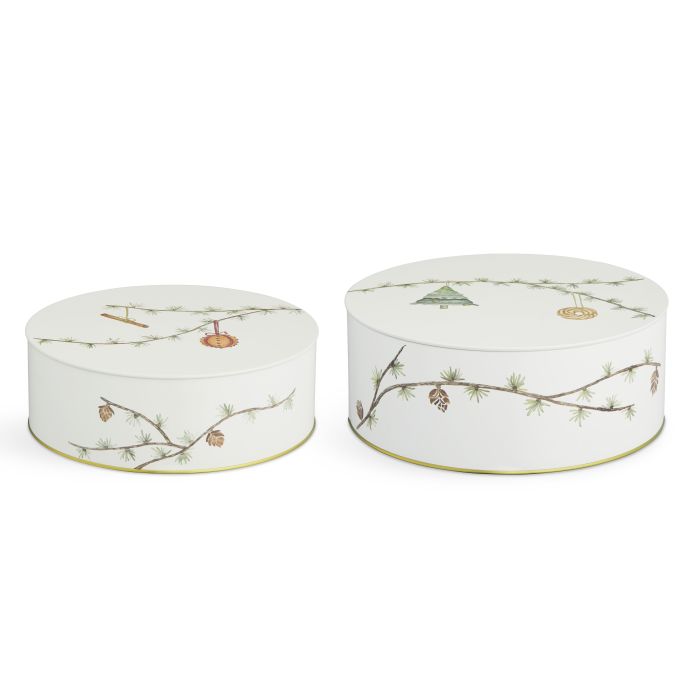 Plechové dózy Hammershøi Christmas - set 2 ks