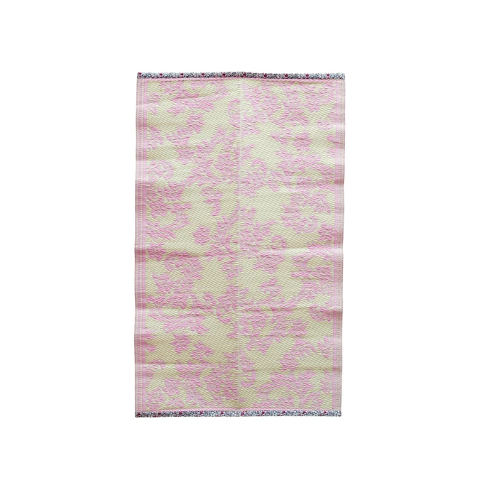 Plastový koberec Bubblegum Pink and Creme 150x90 cm