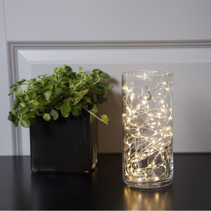 Světelný LED drátek Silver - 5 m (100 žárovek)