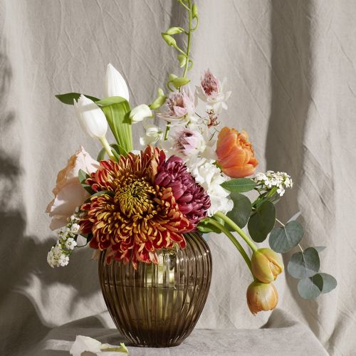 Skleněná váza Hammershøi Walnut 15 cm