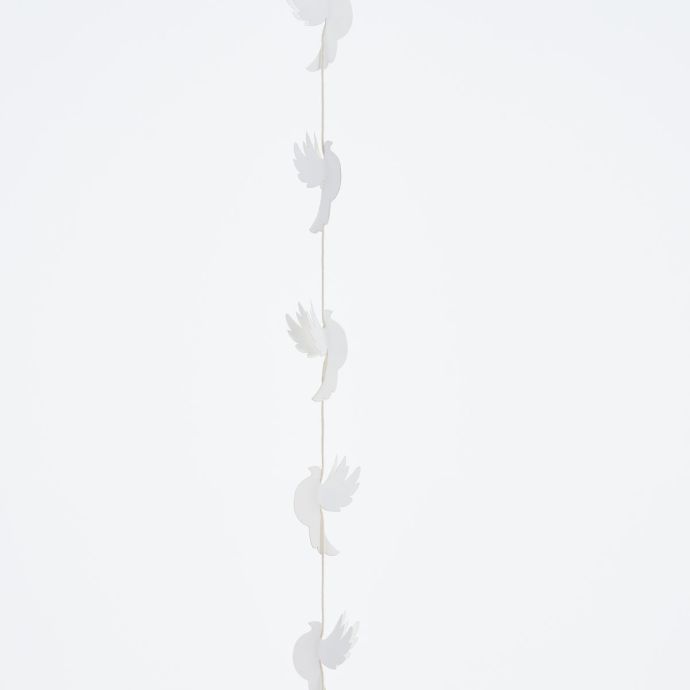 Papírová girlanda Bird OffWhite 160 cm