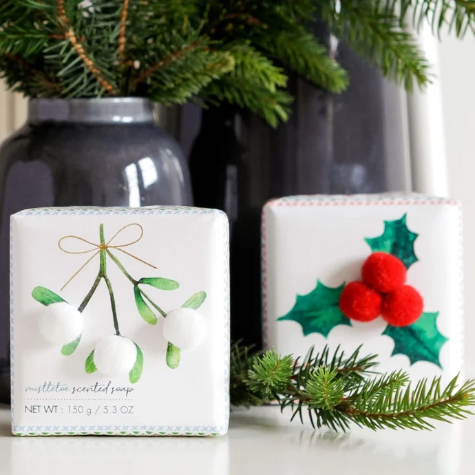 Dárkové vánoční mýdlo Mistletoe