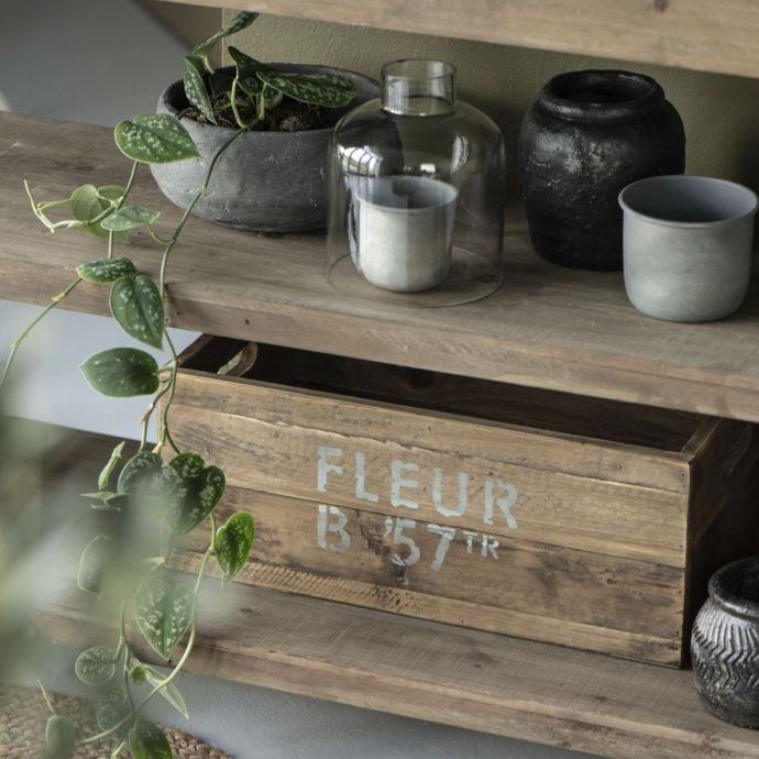 Dřevěný box Fleur B '57TR