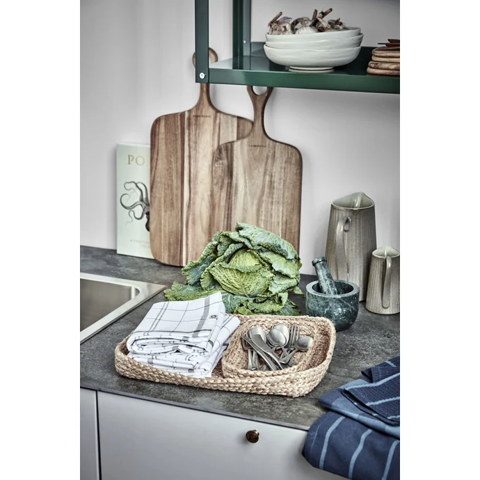 Bavlněná utěrka Cook Blue/Petrol – set 2 ks
