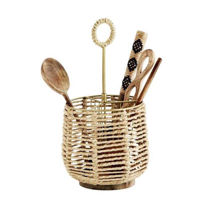 Stojánek na příbory Natural Brass