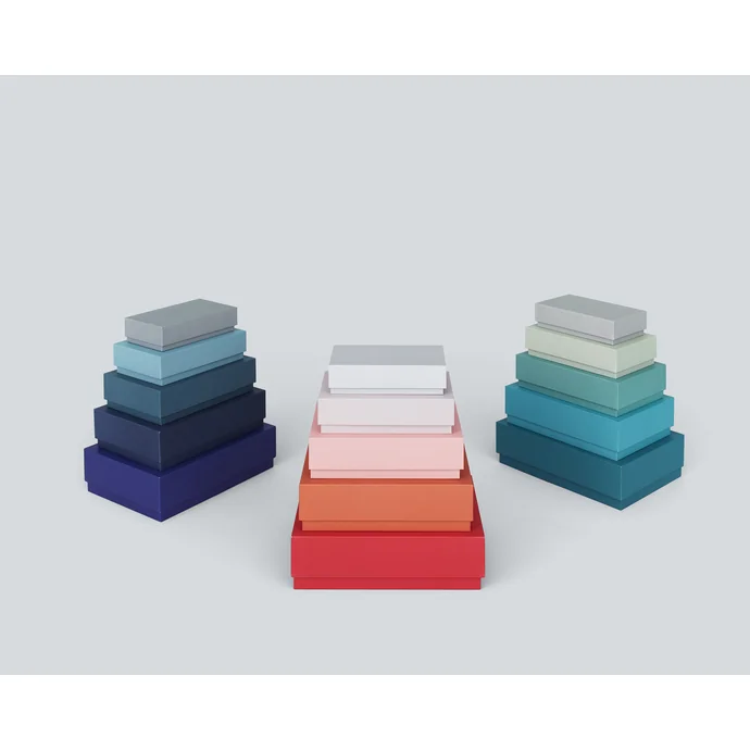 Papírová krabice Desktop Box Red - 5 druhů
