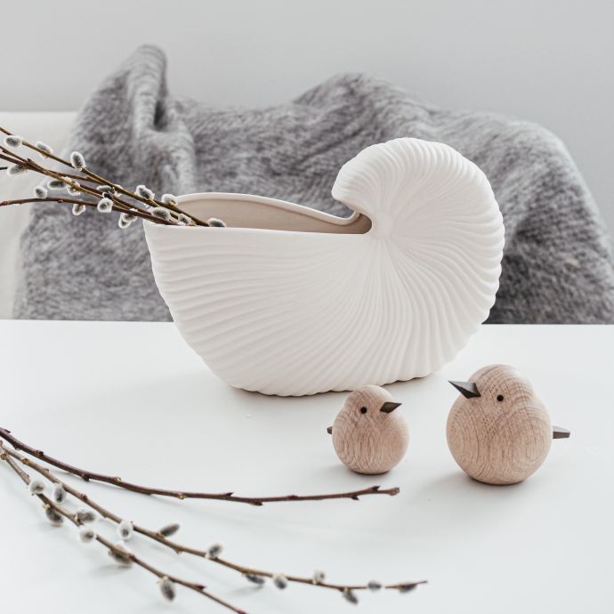 Dřevěný ptáček Baby Sparrow Natural Oak