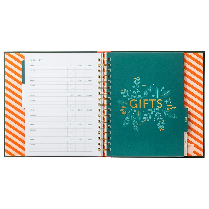 Vánoční plánovač Christmas Planner Green