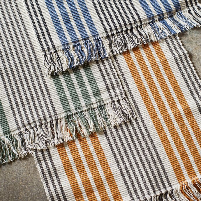 Bavlněná koupelnová předložka Striped 60x90 cm