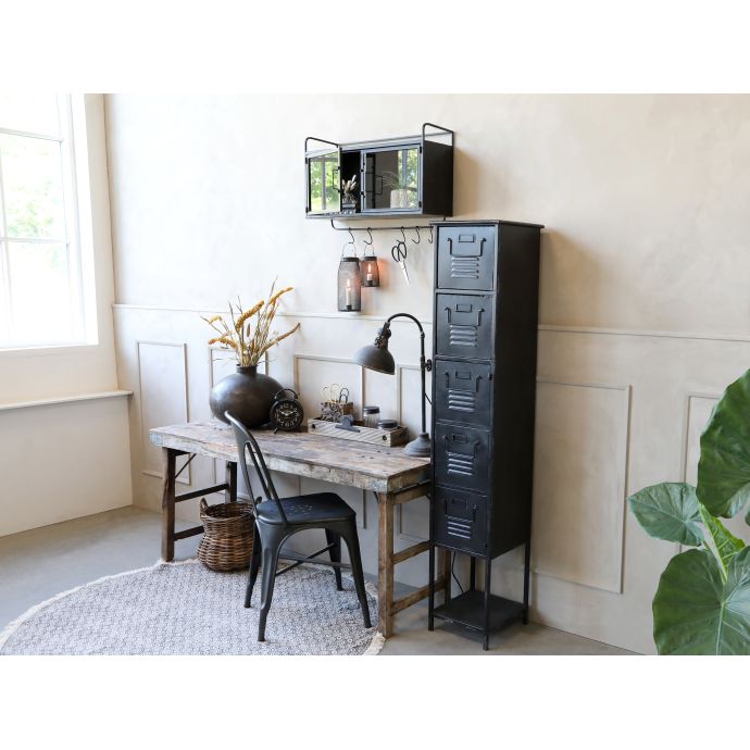 Stolní lampa Factory Antique Black 53cm