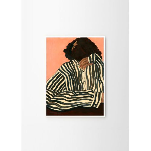 Autorský mini plakát Serene Stripes by Hanna Peterson A5