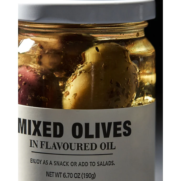 Černé a zelené olivy v oleji 190 g