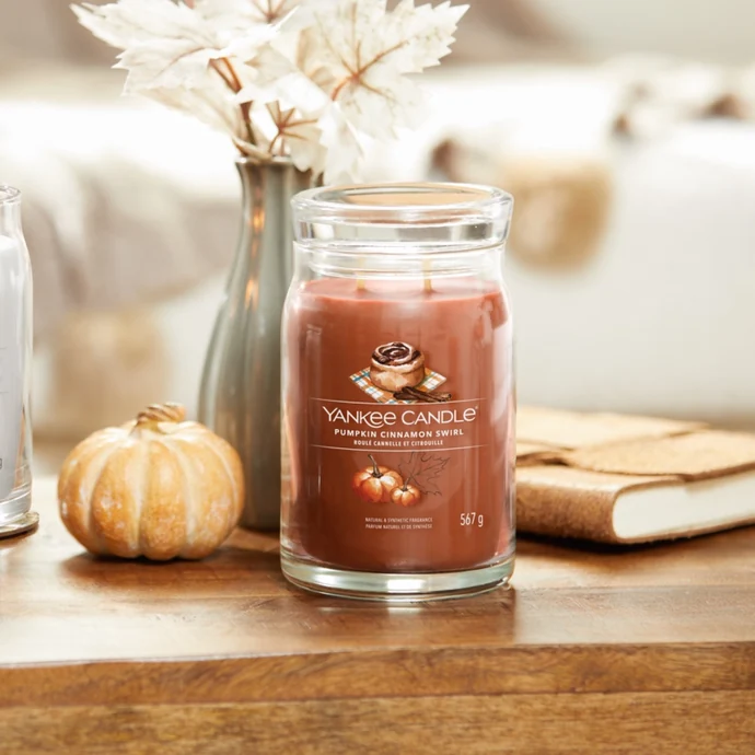 Svíčka Yankee Candle 567 g – Pumpkin Cinnamon Swirl