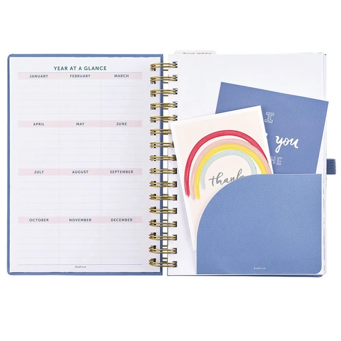 Plánovací diář na 17 měsíců Pretty Life Planner