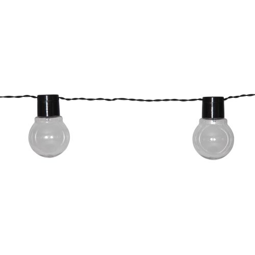 Venkovní světelný LED řetěz Black Partaj - 10 žárovek