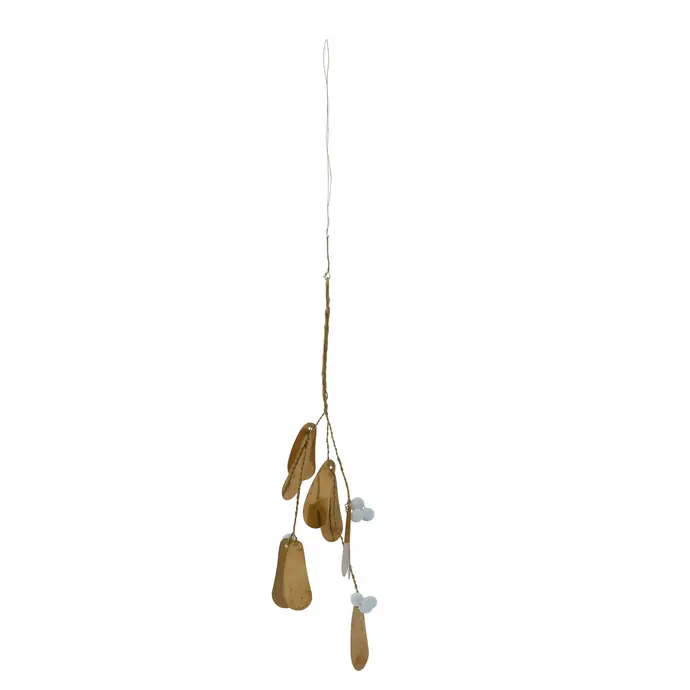 Závěsné kovové jmelí Brass 17 cm