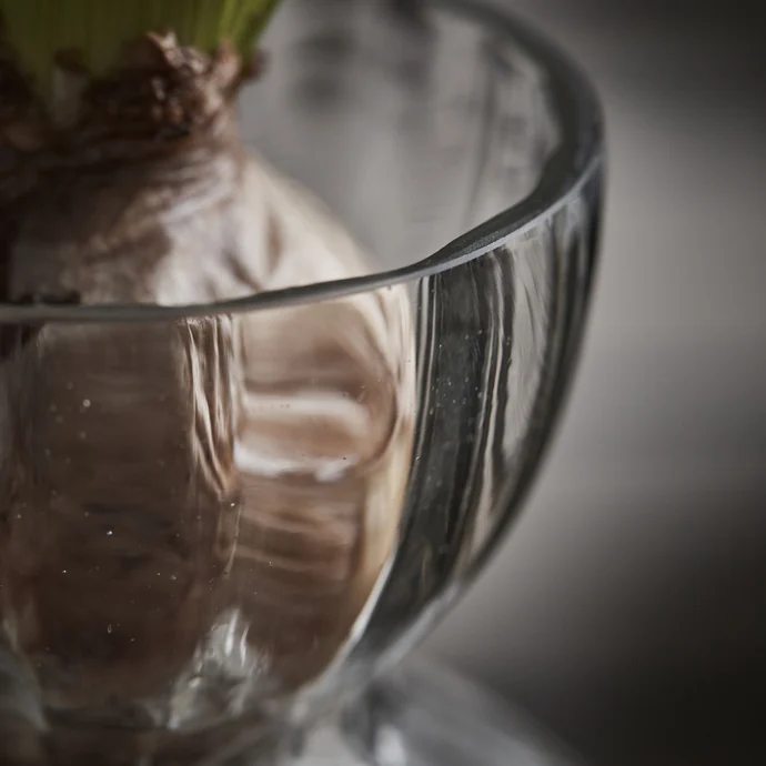 Skleněná váza Bud Clear 14 cm