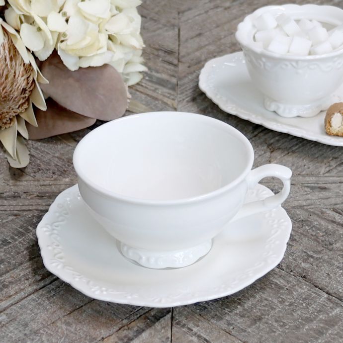 Porcelánový šálek s podšálkem Provence