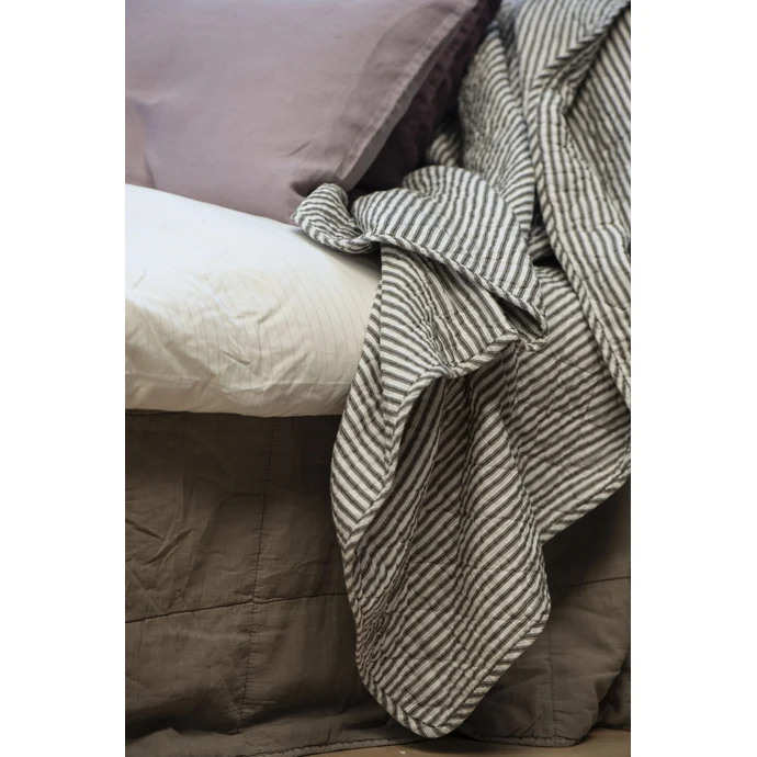 Prošívaná deka Quilt white 130 x 180 cm