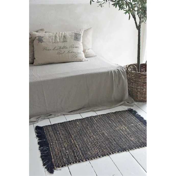 Jutový koberec Fringes 60 x 90 cm