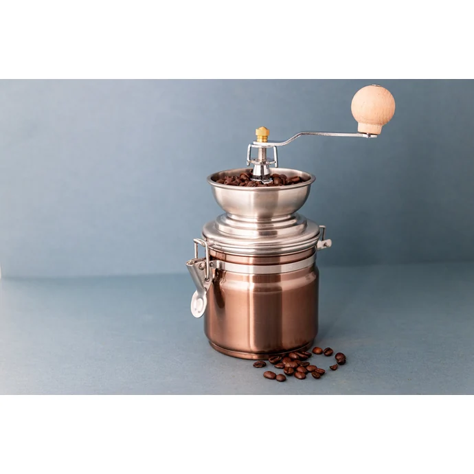 Nerezový ruční mlýnek na kávu La Cafetière Copper