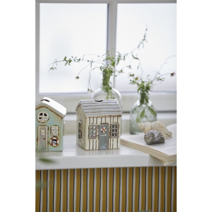 Keramický svícen House Løkken Cream/Grey door