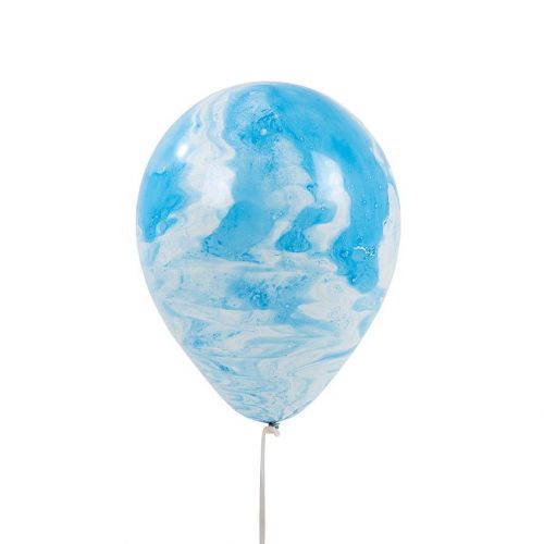 Nafukovací balónky Marble Blue set 12 kusů