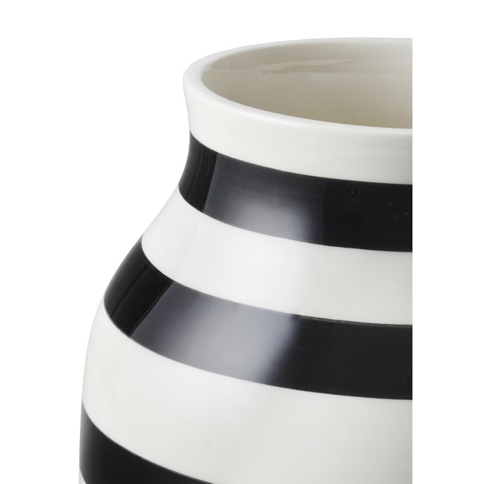 Váza Omaggio Black 21 cm